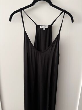 Michael Stars Black Slip Cami Dress with Racerback